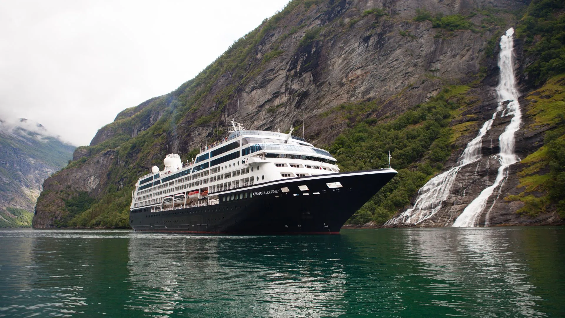 Azamara cruise ship at sea